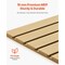 MDF Slat Wall Panels 2 Pack Heavy Duty Garage Wall Organizer System 25 lbs Load Capacity Durable